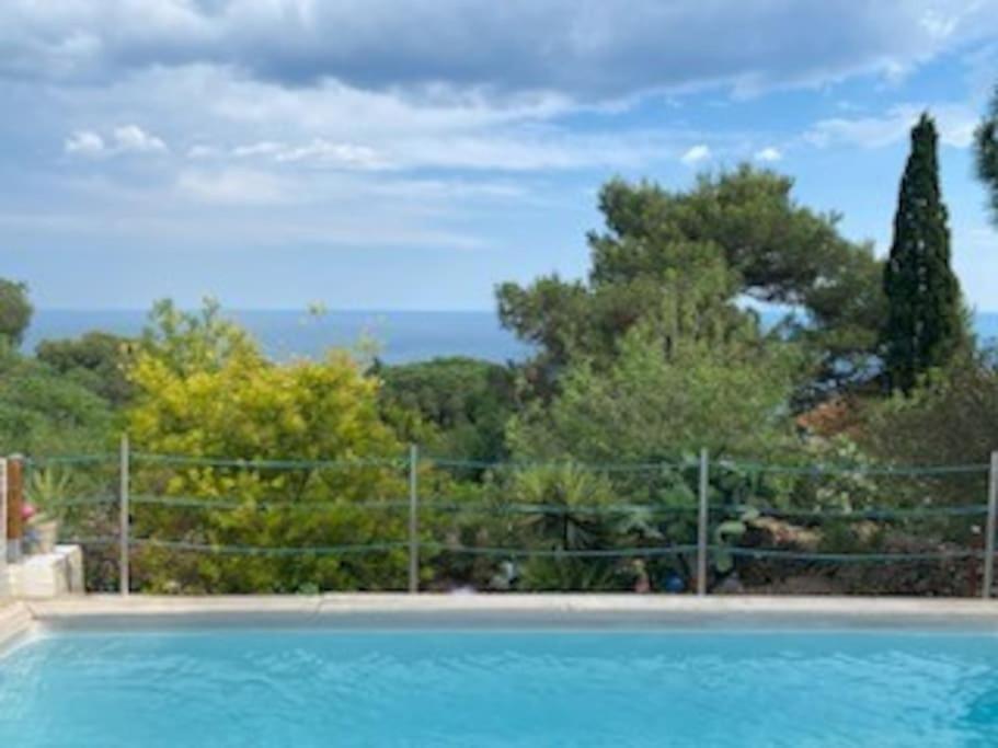 Haut De Villa Au Mont St Clair Vue Exceptionnelle Mer Et Foret Terrasses, Piscine, Petanque, Solarium Prives Sète Exterior foto